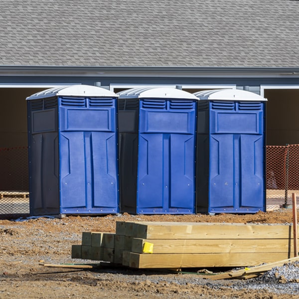 what is the maximum capacity for a single portable restroom in Rancho Palos Verdes